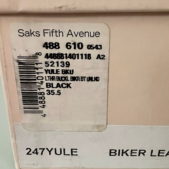 Jimmy Choo Yule Biker Leather Moto Boots size 5.5 Made in Italy - Picture 11 of 15